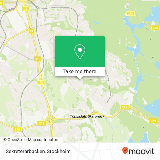 Sekreterarbacken map