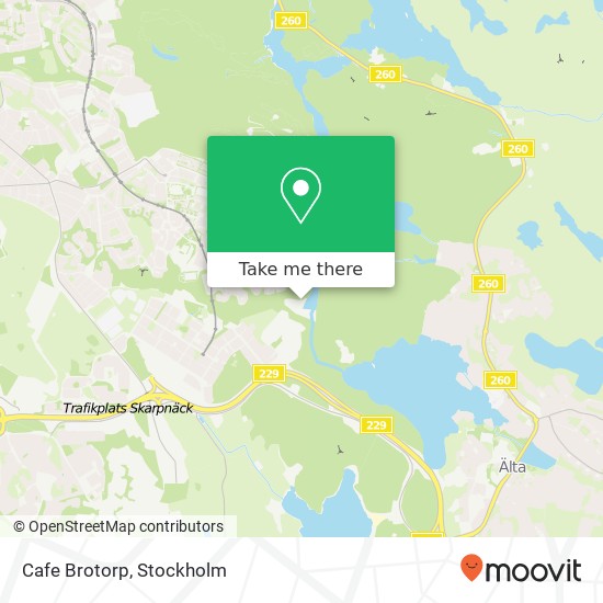 Cafe Brotorp map