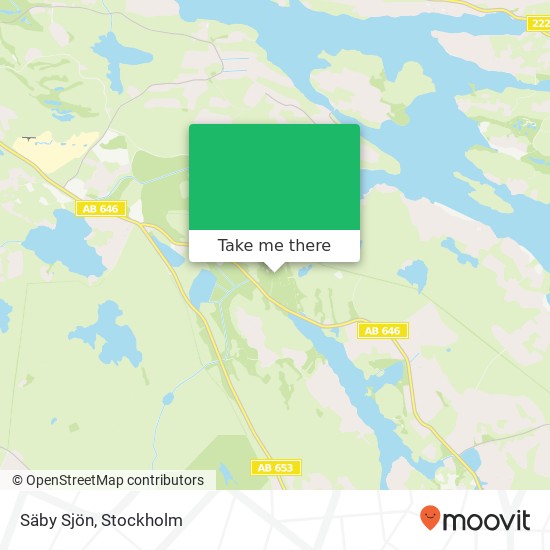 Säby Sjön map