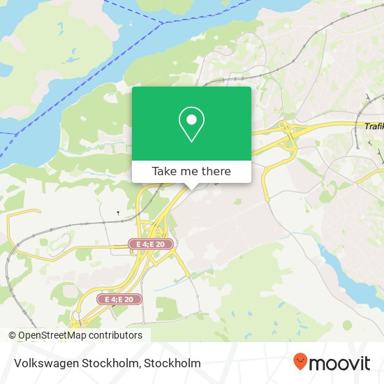 Volkswagen Stockholm map