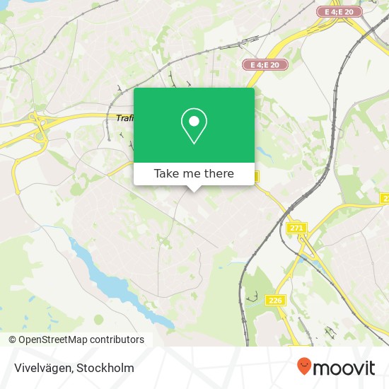 Vivelvägen map