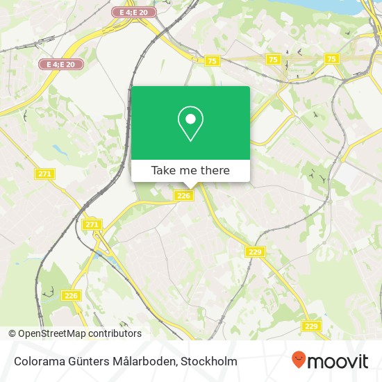 Colorama Günters Målarboden map