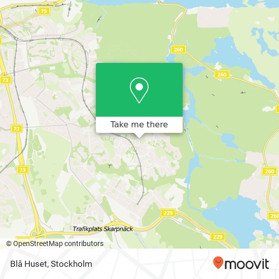 Blå Huset map