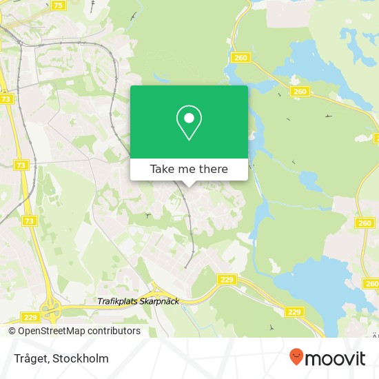 Tråget map