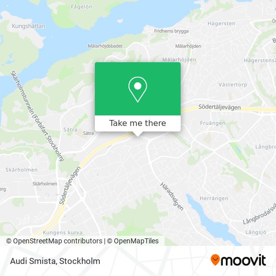 Audi Smista map