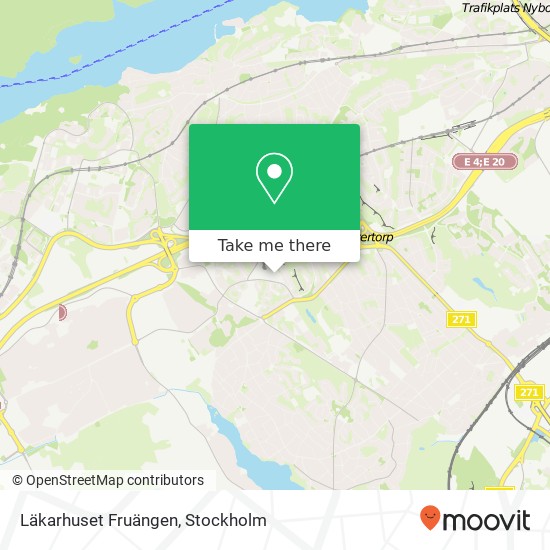 Läkarhuset Fruängen map