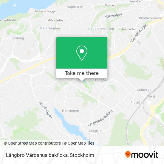 Långbro Värdshus bakficka map