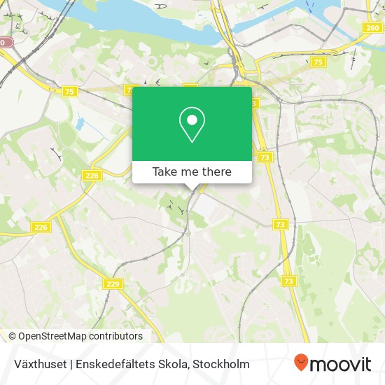 Växthuset | Enskedefältets Skola map