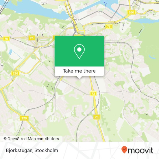 Björkstugan map