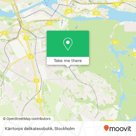 Kärrtorps delikatessbutik map