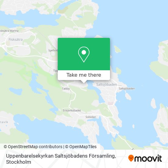 Uppenbarelsekyrkan Saltsjöbadens Församling map