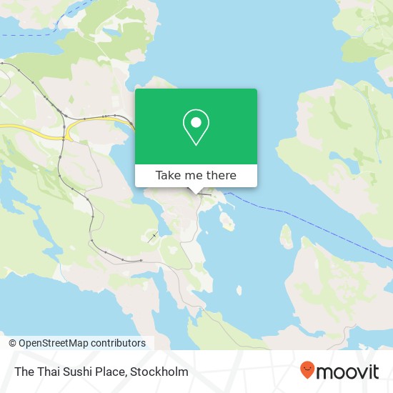 The Thai Sushi Place map