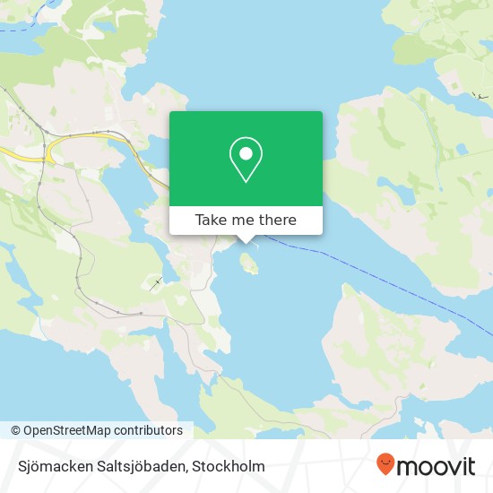 Sjömacken Saltsjöbaden map