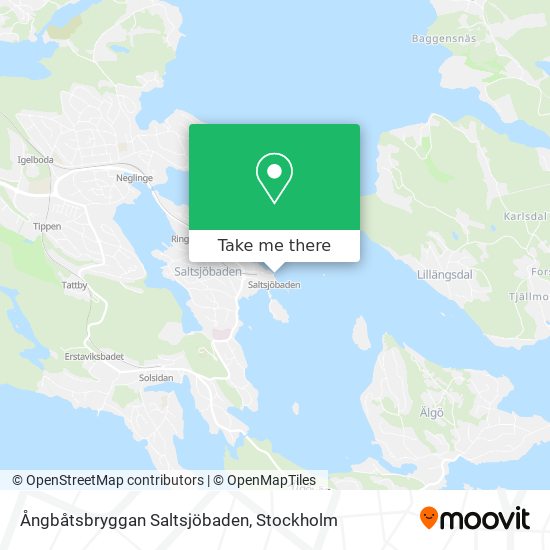 Ångbåtsbryggan Saltsjöbaden map