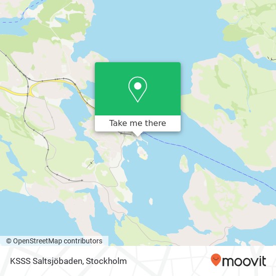 KSSS Saltsjöbaden map