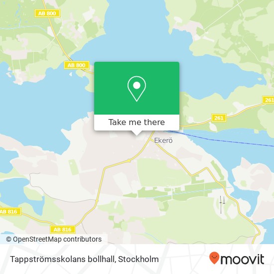 Tappströmsskolans bollhall map