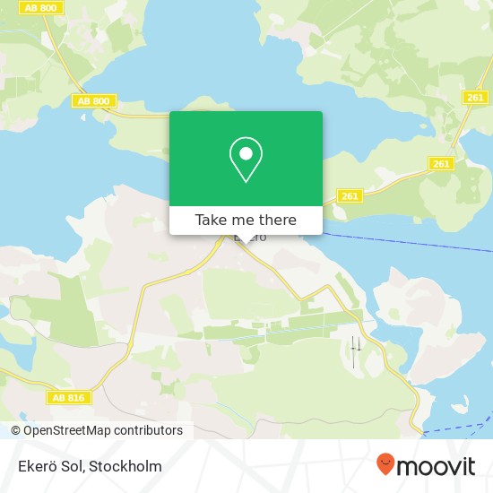 Ekerö Sol map