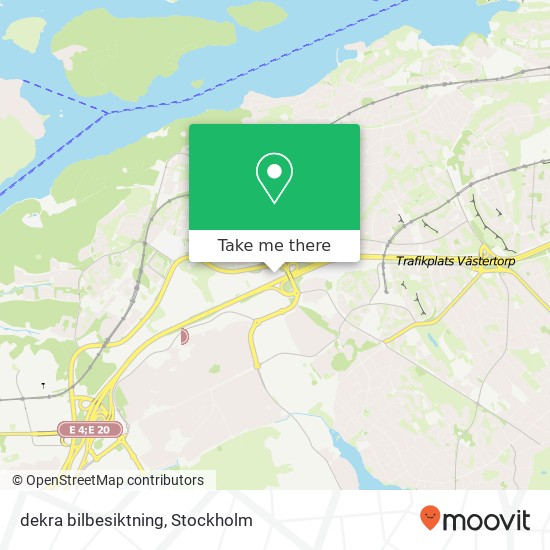 dekra bilbesiktning map