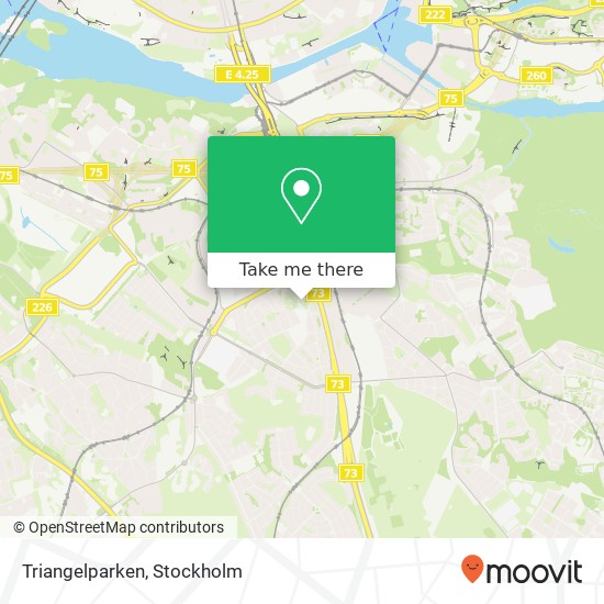 Triangelparken map