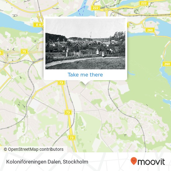 Koloniföreningen Dalen map