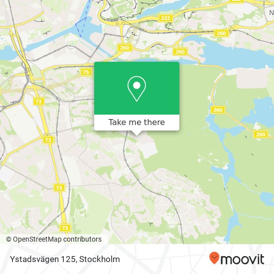 Ystadsvägen 125 map