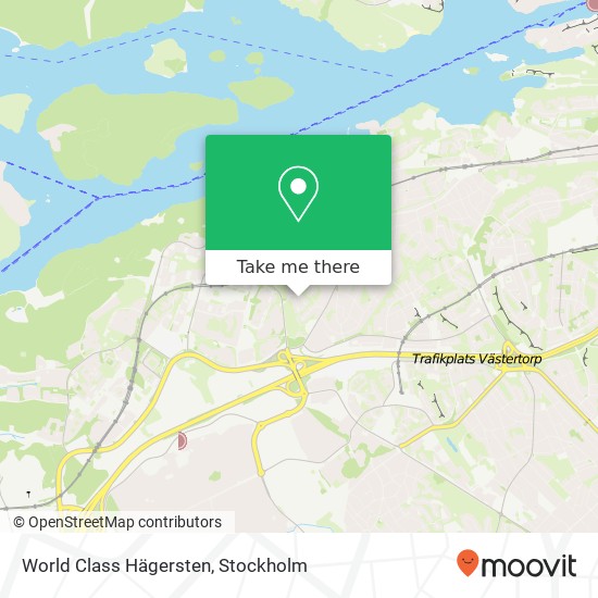 World Class Hägersten map