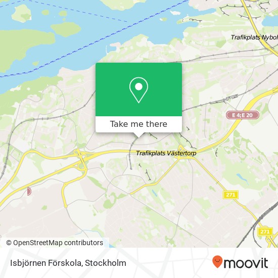 Isbjörnen Förskola map