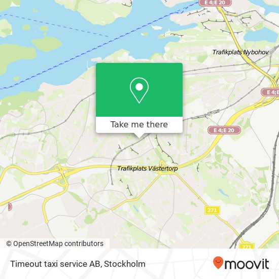 Timeout taxi service AB map