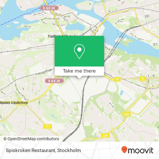 Spiskroken Restaurant map