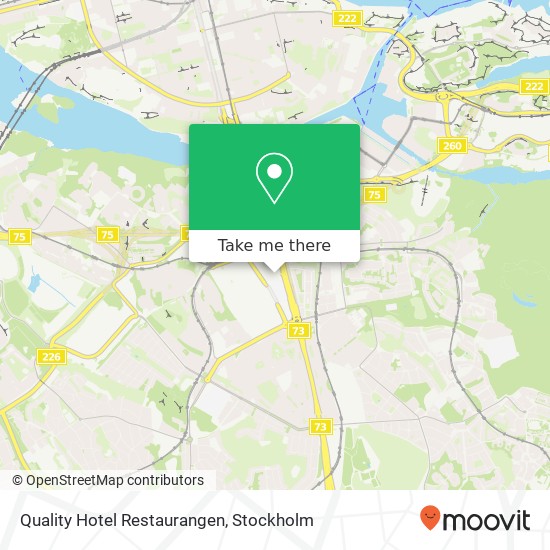 Quality Hotel Restaurangen map