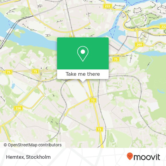 Hemtex map