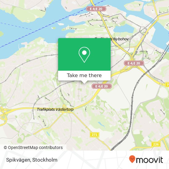 Spikvägen map