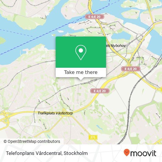 Telefonplans Vårdcentral map