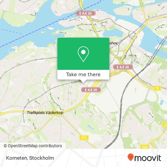 Kometen map