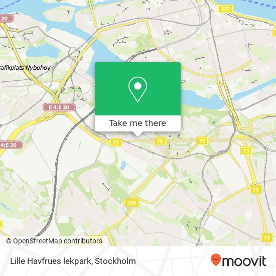 Lille Havfrues lekpark map