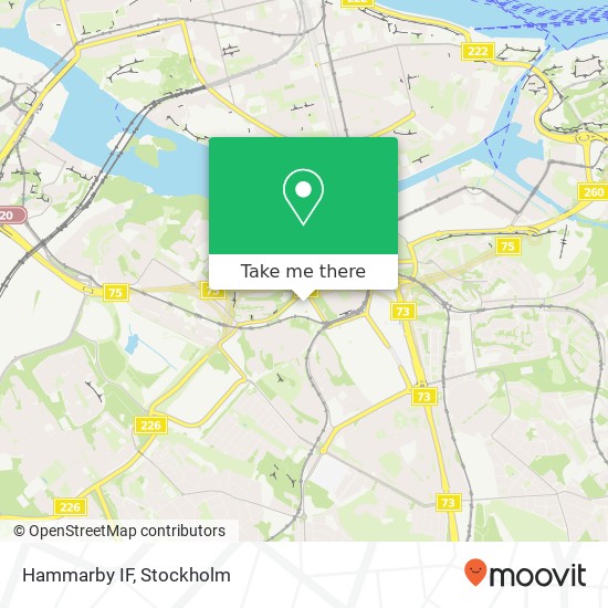 Hammarby IF map