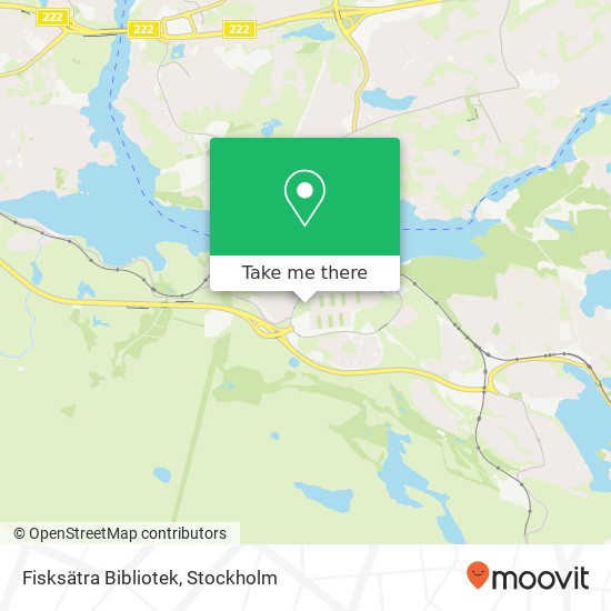 Fisksätra Bibliotek map