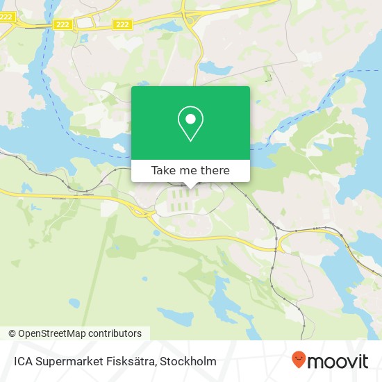 ICA Supermarket Fisksätra map