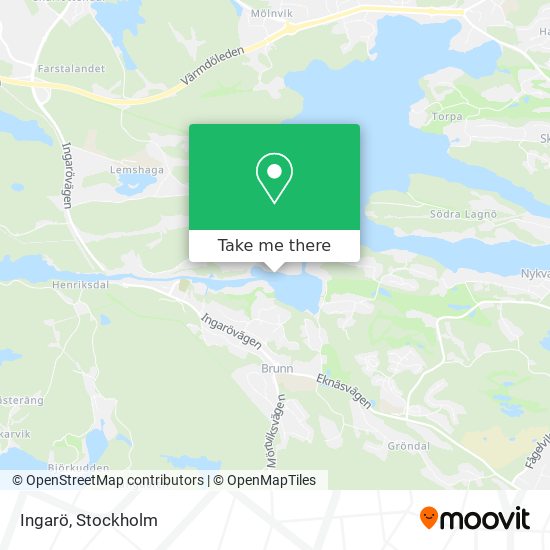 Ingarö map