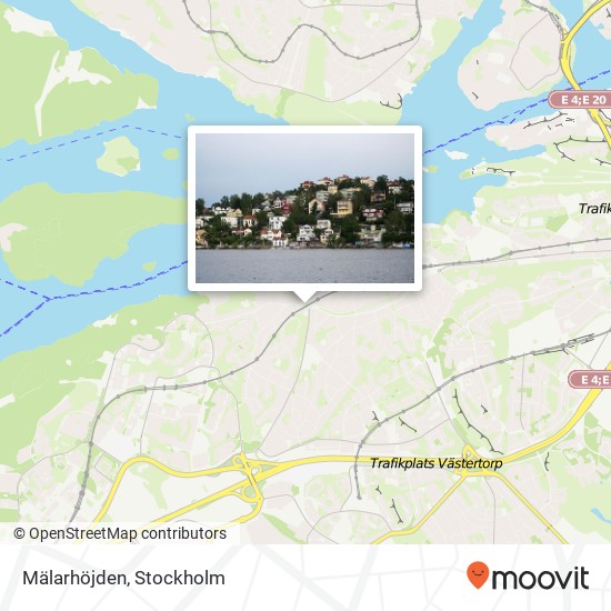 Mälarhöjden map