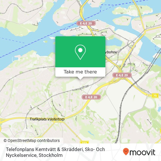 Telefonplans Kemtvätt & Skrädderi, Sko- Och Nyckelservice map