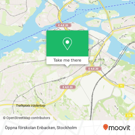 Öppna förskolan Enbacken map