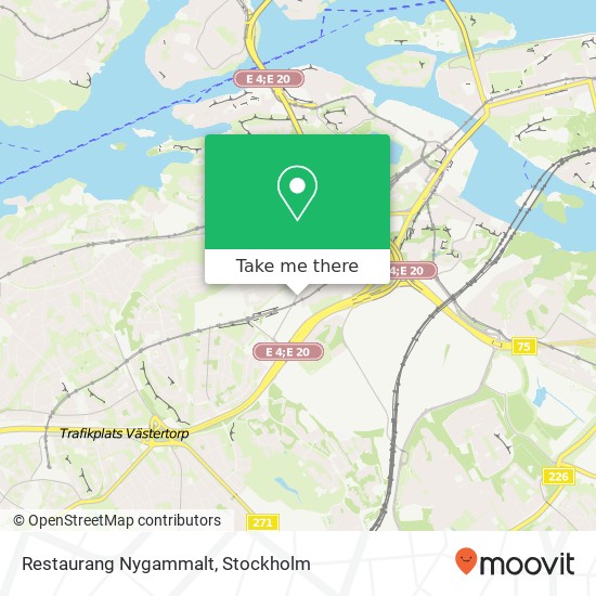 Restaurang Nygammalt map