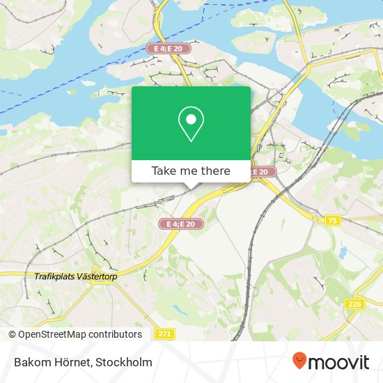 Bakom Hörnet map