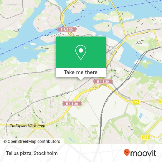 Tellus pizza map