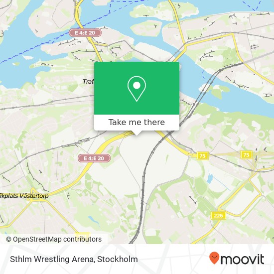 Sthlm Wrestling Arena map