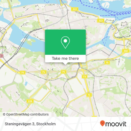 Steningevägen 3 karta