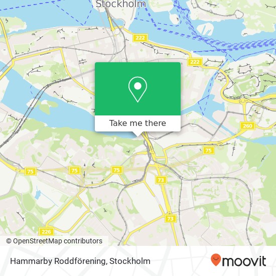 Hammarby Roddförening map