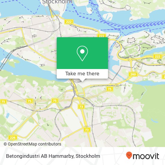 Betongindustri AB Hammarby map