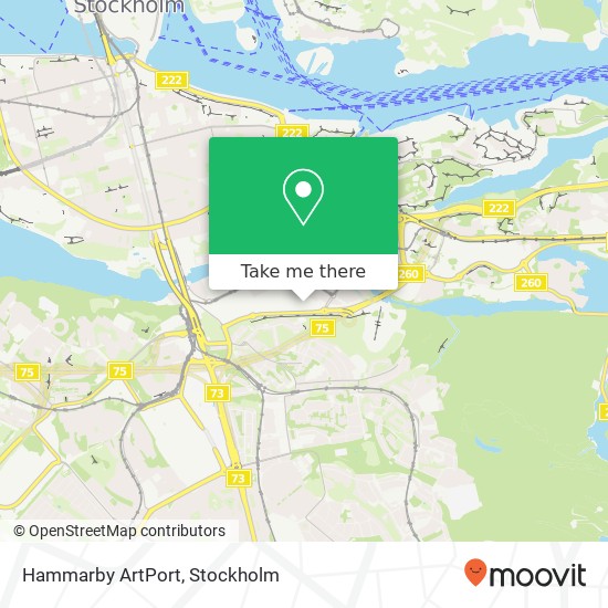 Hammarby ArtPort map